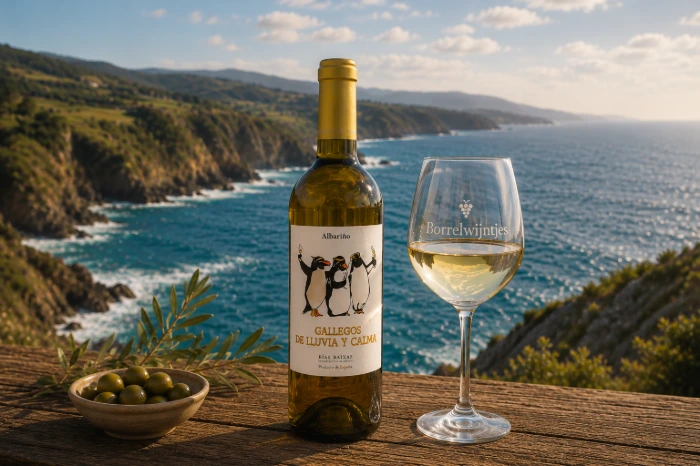Gallegos de Lluvia y Calma Albariño uit Rías Baixas, frisse Spaanse witte wijn